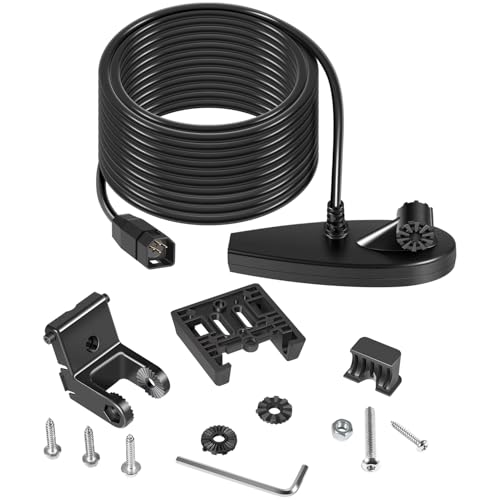 710226-1 XNT 9 DI T pour transducteur de tableau arrière Humminbird Helix avec sonar à double faisceau et imagerie descendante - 200/455 kHz, avec transducteur de montage sur tableau arrière de – vue 8