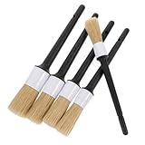 GARVALON ラウンドブラシクリーニング 5pcs ラウンドブラシクリーニングセット ホイール用 木製クリーニング