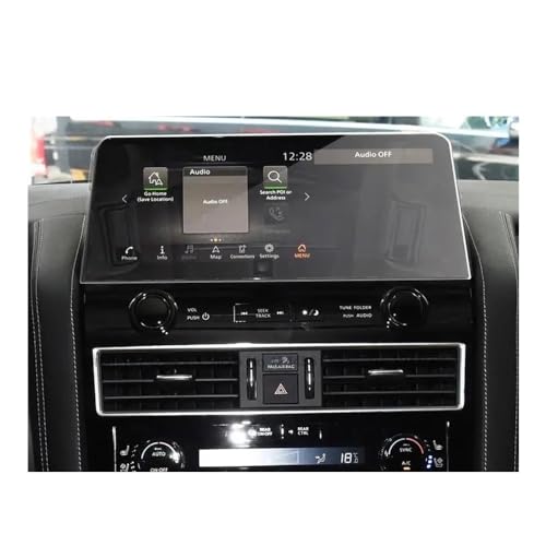 Verre trempé Patrol Platinum 2022-2023 protection d'écran voiture pour système GPS 12.3 pouces