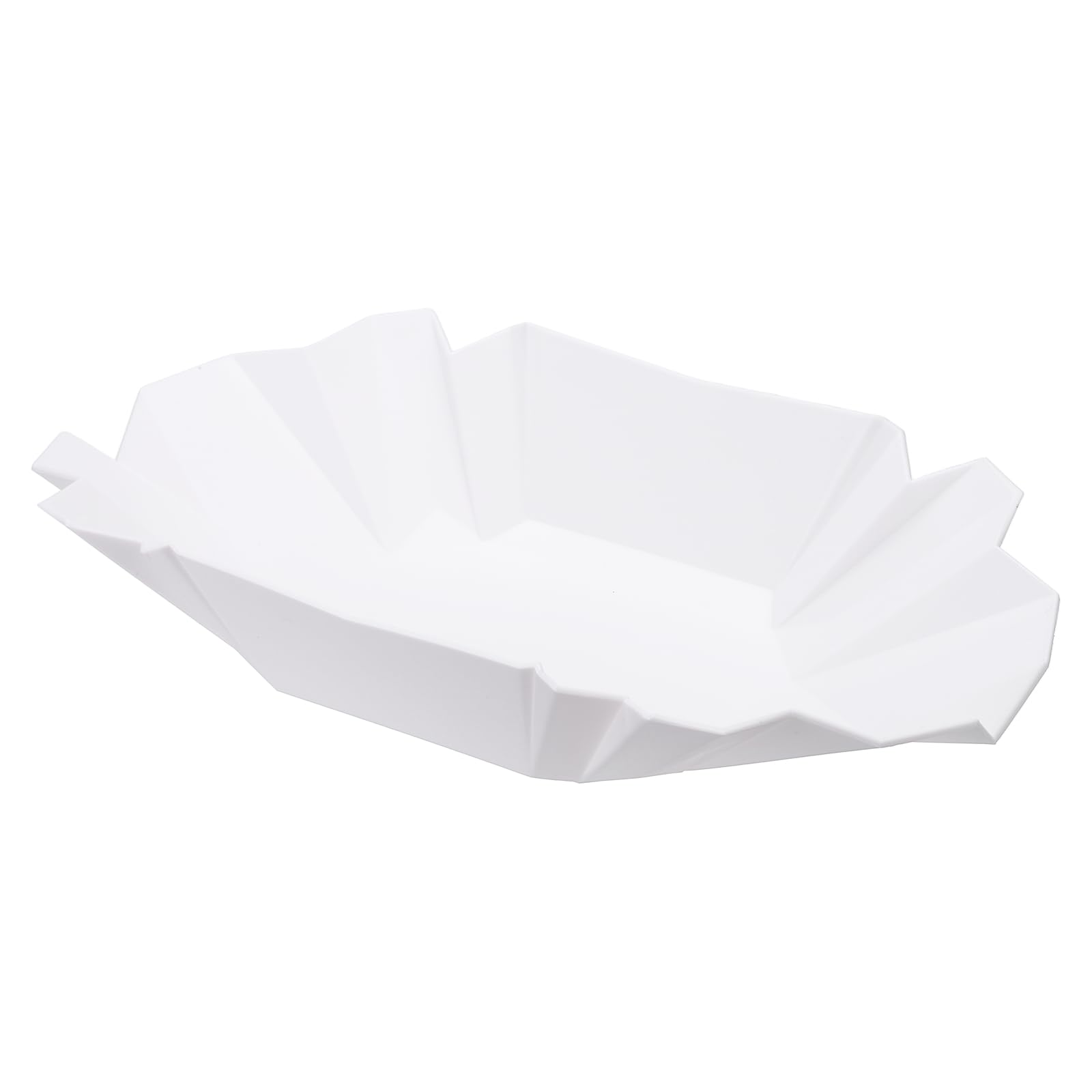 sourcing map Coffee Beans Sample Tray, 260g Coffee Beans Display Dish Reusable Plastic Sample Weighing Tray Storage Container for Home Cafe Exhibition Weighing and Displaying, White