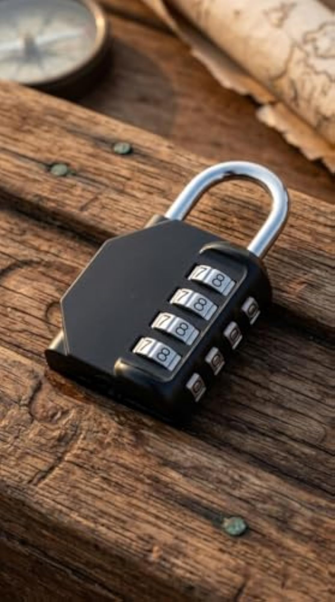 Mini Bag Lock 4 Digit Combination Padlock