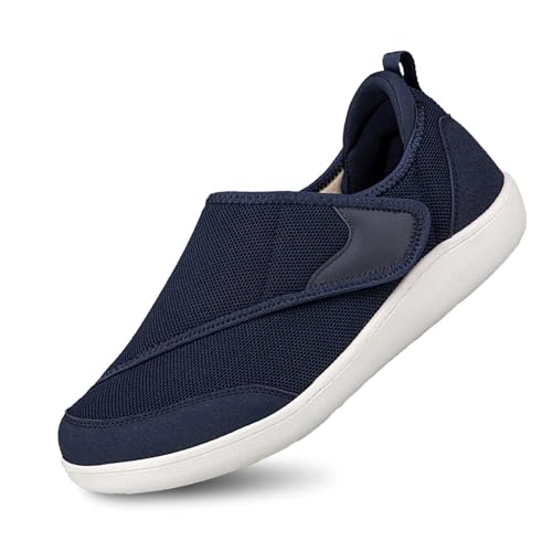 Baskets de marche respirantes pour pieds larges et semelle souple