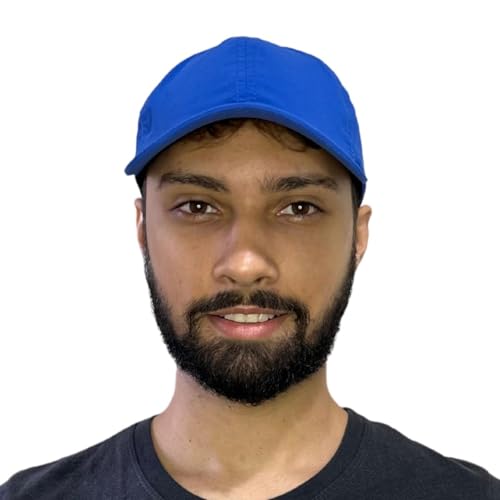 Boné com proteção solar máxima UV50+ Dermatologico (BR, Alfa, Único, Azul Bic)