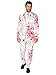 Produktbild OppoSuits Faschingskostüme und Halloween Anzüge für Herren - Mit Jackett, Hose und Krawatte,Weiss/Rot(bloody Harry),EU 62