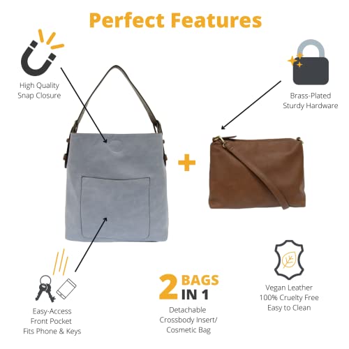 Image of Joy Susan Womens Faux Leather: Hobo 2-in-1 Handbag