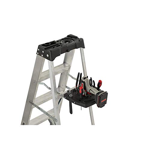 Louisville Ladder 6 Ft. Aluminum Stepladder, 250-Pound Capacity, Type I, W-2112-06S