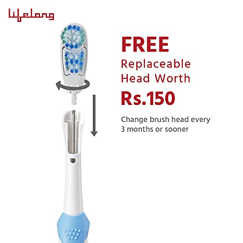 Free Clove Dental Care Plan with Lifelong LLDC45 Ultra Sonic Care Battery Powered Toothbrush for