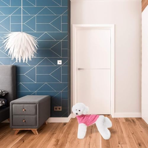Image of BINGPET Dog Sweater for Small Medium Dogs, Turtleneck Knitted Clothes
