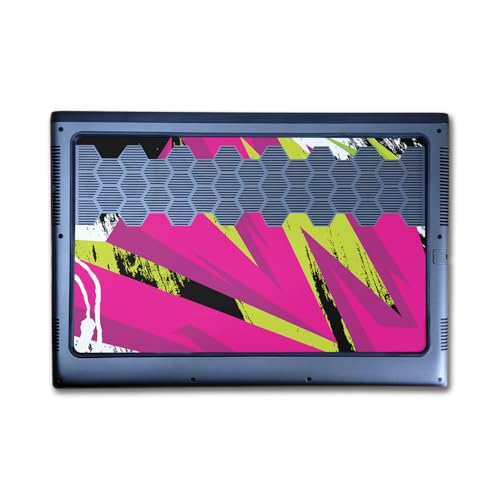 Image of Laptop Skin Compatible with Alienware M16 R2 (2024) - Grunge Magenta - Premium 3M Vinyl Protective Wrap Decal Cover - Easy to Apply | Crafted in The USA by MightySkins