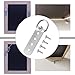 D Rings Picture Hangers for Photo Frames – Heavy-Duty Nickel-Plated Iron Wall Hooks with Stainless Steel Screws, Pack (Silver) – for Easy Install, Secure Hanging(10pcs)