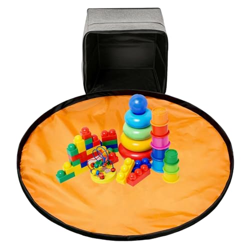 Organización de juguetes: tela Oxford lavable de gran capacidad, organizadora de juguetes para niños, para interiores, hogar, apartamento, sala de estar, guardería, sala de juegos, camping