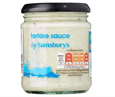 Sainsbury's Tartare Sauce 250ml - This delicious sauce is especially great with grilled or fried fish.