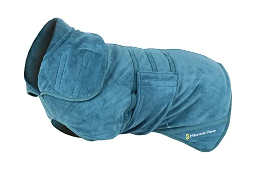 Mountain Paws Dog Drying Robe, Blue, Large - Image 2