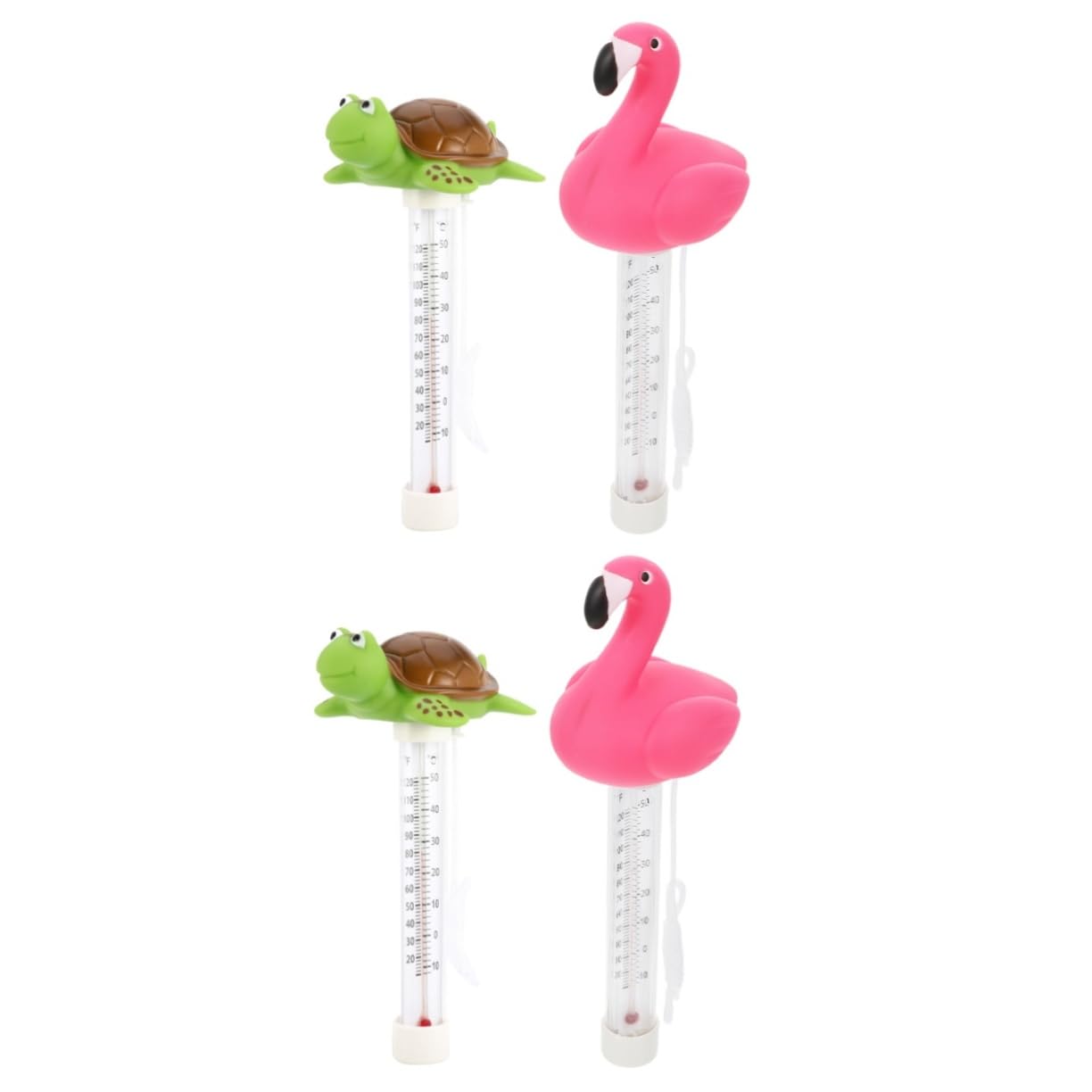 TOYANDONA 2 ensembles Thermomètre À Eau Flamingo Pour Piscines Spas Spa Pour Bain À Remous Piscine Flottant 2 pièces * 2
