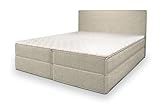 Masseno Boxspringbett PELLIO P 180x200 cm Komplett-Set mit Matratze und Topper...