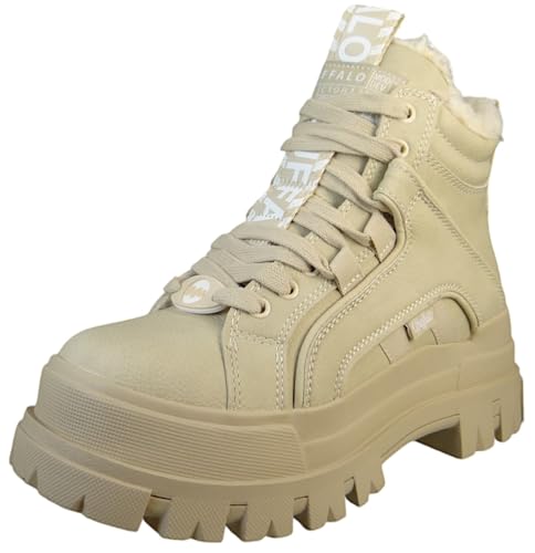 Black Aspha Nc Mid Damen Buffalo Boots Buffalo Aspha NC Mid In