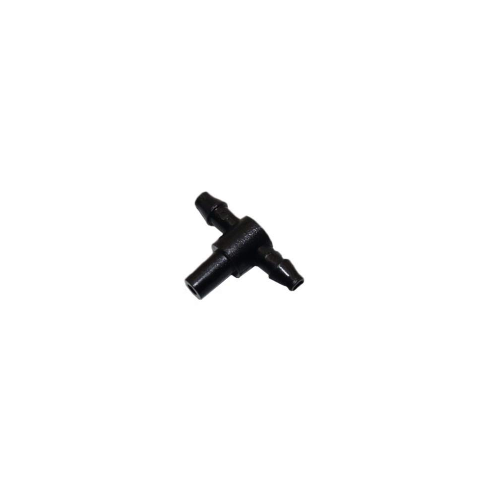 Adaptateur de connecteur de tuyau 1000 pcs 4 / 7mm Tuyau de tuyau à trois voies T-shirt à trois voies atomisant 6mm Buse Jardin Système d'irrigation de tuyaux Connecteurs d'eau de jardinage