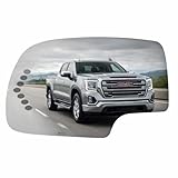 Burco 4017S Left Driver Side Replacement Mirror Glass (Mount Not Included) w/signal for Chevy Silverado GMC Sierra Chevy Avalanche Suburban Tahoe GMC Yuko Cadillac Escalade (2000-2006) - GM1323347
