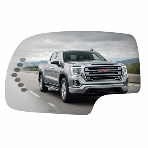 Burco 4017S Left Driver Side Replacement Mirror Glass (Mount Not Included) w/signal for Chevy Silverado GMC Sierra Chevy Avalanche Suburban Tahoe GMC Yuko Cadillac Escalade (2000-2006) - GM1323347