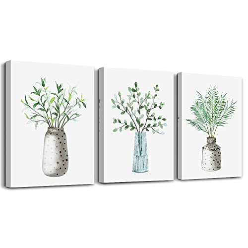 Lienzo de hojas verdes AHUASJART impresion impermeable y lavable para pared de cocina