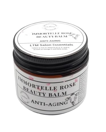 Lisa Monae' Immortelle Rose Beauty Balm Multifunctional Skin Care. Sourced from Nature. Face, Neck, Lips and around Eye area. The best skin care sourced from nature.