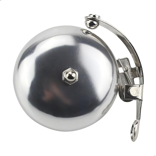 Fahrradklingel Classic Silber, Retro Vintage Klassik Portland Bell, mit...