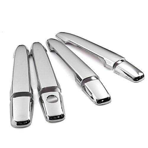 Chrome Side Door Handle Cover Trims Fit for 2007-2014 Mitsubishi Lancer Evolution/Outlander