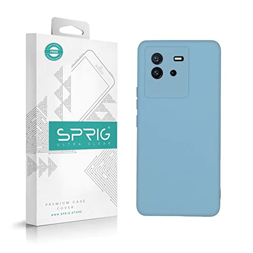 Image of SPRIG Compatible with IQOO Neo 6 5G Phone TPU Basic Premium Back Cover Drop Tested Shock Proof Mobile Case for Men, Women, Boys and Girls with Camera Protection (Light Green)
