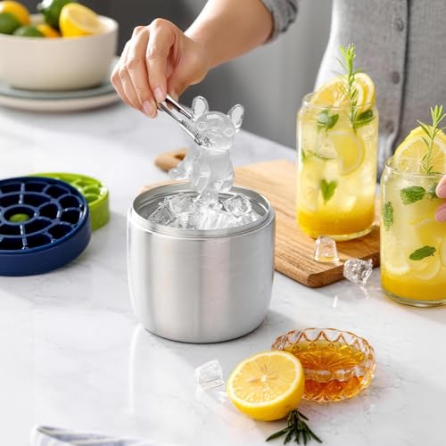Molde para cubitos de hielo en forma de bulldog francés miniatura 6