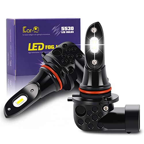 Car-EyeQ H10 9145 LED Fog Lights Bulbs 9140 PY20D Base Replacement Lamps Compatible with Ford F-150/ F-250/F-350/F-450/F-550 Super Duty(2001~2022), 6000K Xenon White