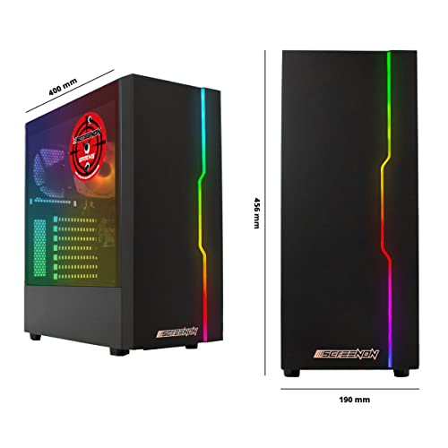 ScreenON - Ryzen 7 5700G - 500GB M.2 - GTX 1650 - GamePC.A40128 - WiFi - PC Desktop - Immagine 1