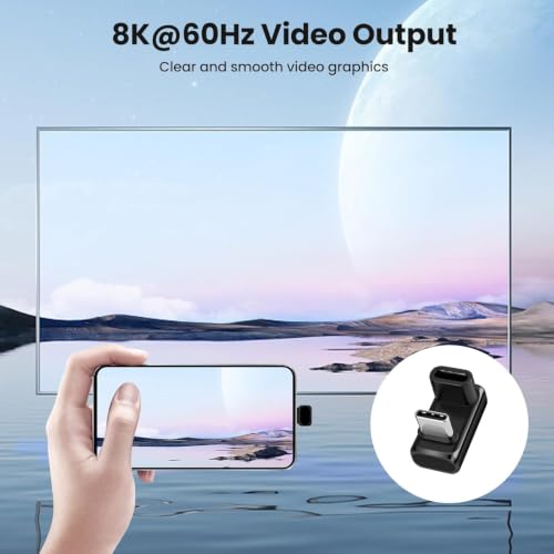 Image of USB C Adapter 80Gbps,U Shape USB-C Male to Type-C Female Connector with PD 240W /80 Gbps, USBC Extender for Steam Deck, Switch, Laptop, Tablet, Phone