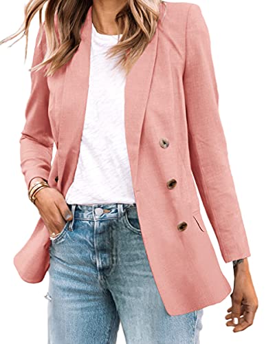 Cnkwei womens casual lighweight blazers lapel cut collar buttons …