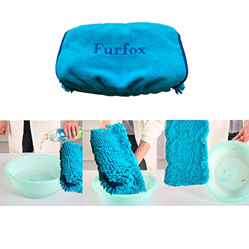 Furfox Absorbent Dog Towel, Microfiber Quick Drying Towel Machine Washable With Hand Pockets Pet Towel For Medium Large Dog 35 X 15'' #TOP6
