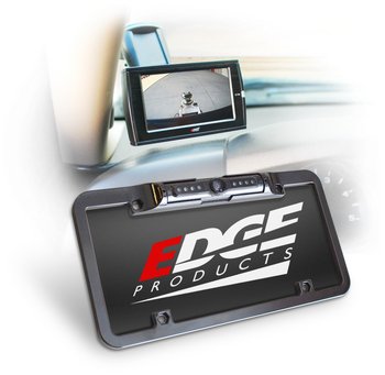 Edge Products 98201 Black License Plate Mount CTS Back-Up Camera