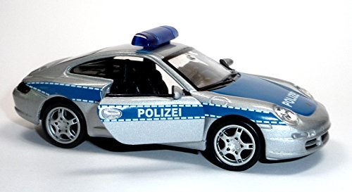 Preisvergleich Produktbild Porsche 911 Carrera S (997) Polizei Polizeiauto Modellauto Welly 12181