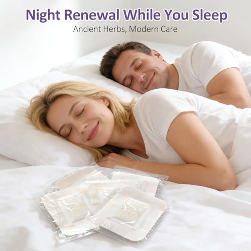 Image of Lavender Foot Pads with Ginger, 2 in 1 Design Bamboo Vinegar Foot Patches, Premium Overnight Herbal Foot Patches for Tired Feet, Better Sleep& Fresh-Feeling Feet, 60 Count