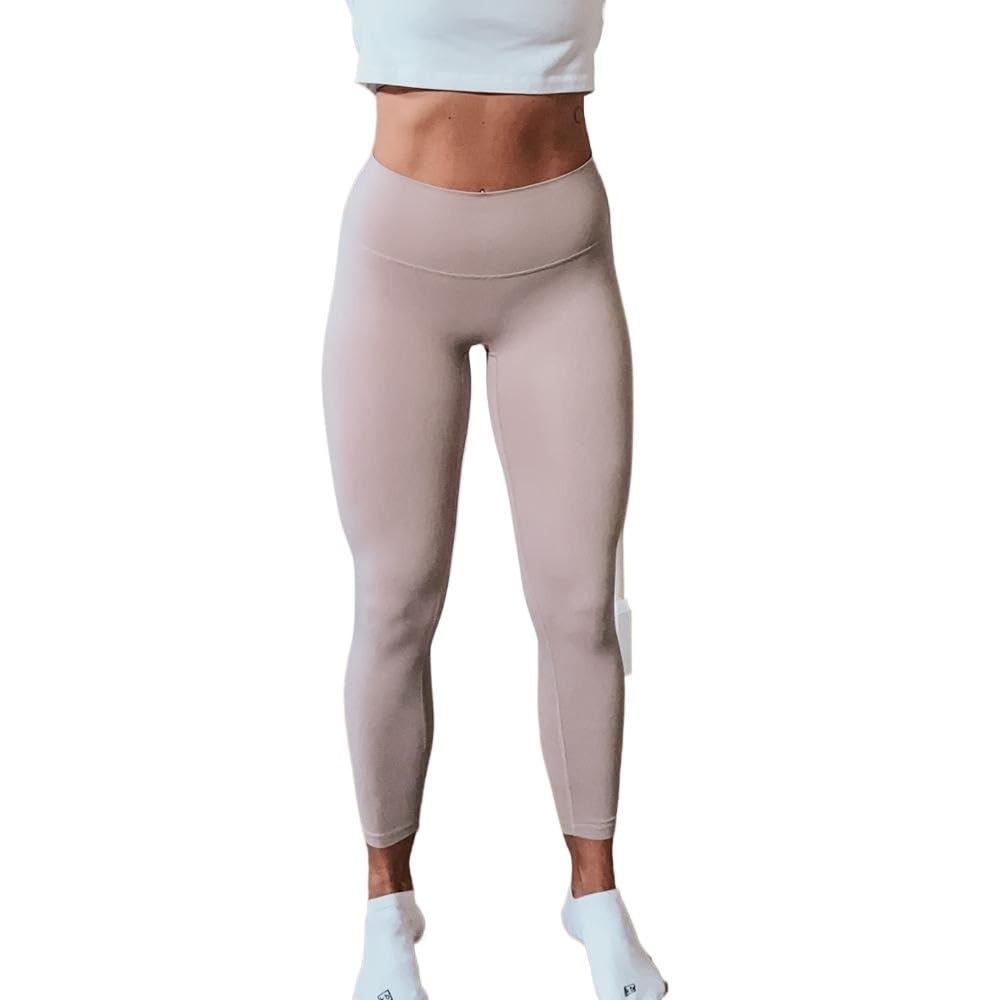 Yoga Hose Damen,Yoga Leggings Damen Femmes Yoga Leggings Pas De Couche Avant Femme Soft Buttery Softout Leggins Pantalon pour Gym Sports Fitness