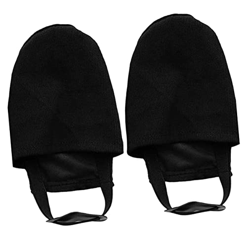 BRIGHTFUFU 1Pair Bowling Shoe Covers with Elastic Band Bowling Slider Protector for Indoor Use Non Slip Washable Compact Design Durable Bowling Sports Supplies