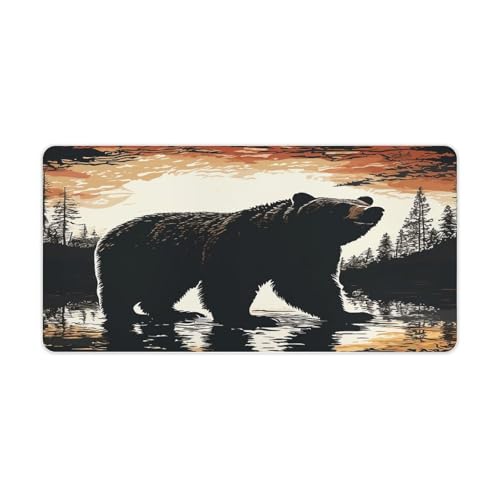Pad Mouse Grande FekiLoot de Goma Antideslizante 60x30 cm