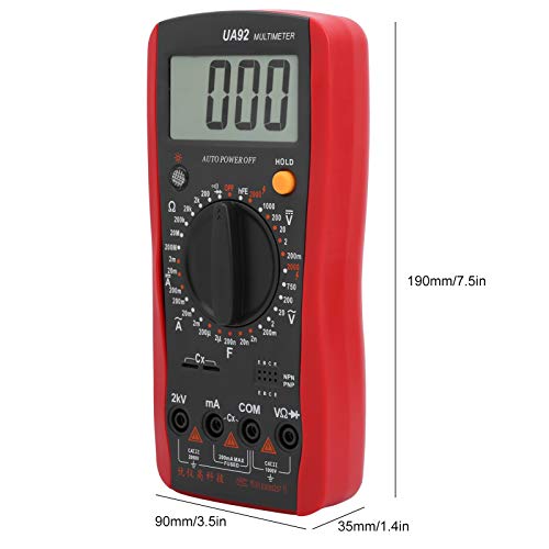 Multimètre numérique portable SEAFRONT testeur de tension AC DC et résistance