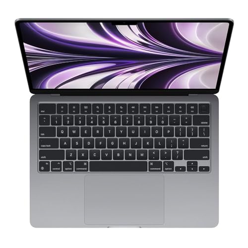 Image of Apple 2022 MacBook Air with Apple M2 Chip, 13-inch, 16GB RAM, 256GB SSD Storage, Space Gray (Renewed)