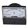 Heschen Rectangular Voltmeter Analogue Panel Volt Voltage Meter DH-670 DC 0-10V Class 2.0 #5