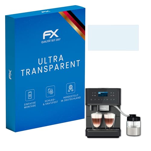 atFoliX Screen Protection Film compatible with Miele CM 6560 MilkPerfection Screen Protector, ultra-clear FX Protective Film (2X)