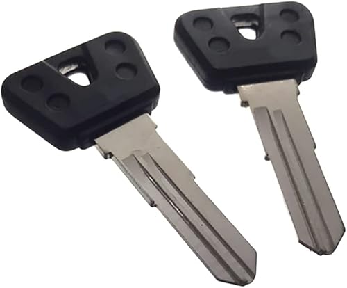 ihave Repuesto para 2 llaves en blanco para motocicleta DT80 DT100 DT125 DT175 DT250 FJ600 FJ1100 FJ1200 FZR750 Jog XV250 XT225, Negro -