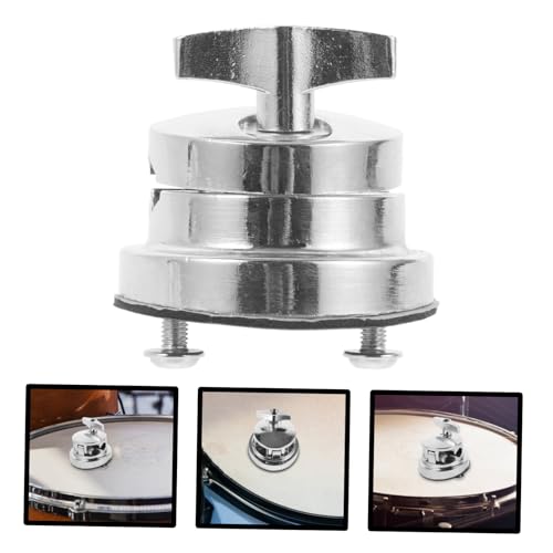Soporte de base para patas de batería Hemoton de aleación de zinc, fácil de instalar para instrumentos de percusión miniatura 3