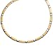 Produktbild 6,4mm Collier Halskette Kette Halsschmuck Edelstahl Goldfarbe bicolor 46-47cm