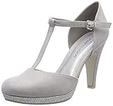  MARCO TOZZI Damen 2-2-24402-22 T-Spangen Pumps, Grau (Grey Comb 221), 40 EU