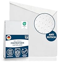 Blumtal® Lattenrost Auflage 180x200 cm - Oeko-TEX zertifizierter Lattenrost Matratzenschoner - Matratzenunterlage 180x200 cm + Anti-Rutsch-Schicht - Lattenrostschoner