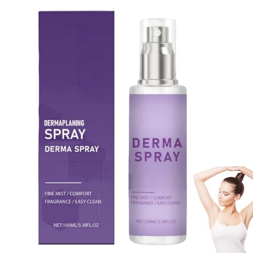 No Trace Depilation Tough Hair Removal Spray Facial Hair Identifier Spray for Face Shaving Hair Spray for Dermaplaning Moisturizing Depilatory Cream for Body Leg Underarm Arm Dark Hair 100ml